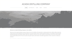 Desktop Screenshot of acadiadistilling.com